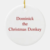 Italiaanse kerstsleutel keramisch ornament (Achterkant)