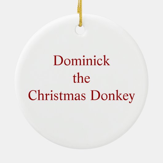 Italiaanse kerstsleutel keramisch ornament (Achterkant)