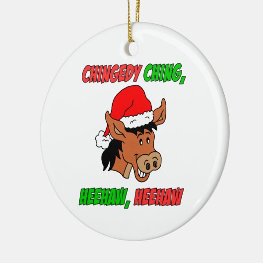 Italiaanse kerstsleutel keramisch ornament (Links)