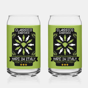 Italiaanse keuken blikvorm glas