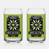 Italiaanse keuken blikvorm glas (Achterkant)
