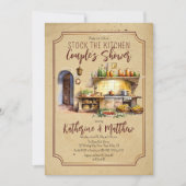 Italiaanse keuken: de keukendepot van de keuken kaart (Voorkant)