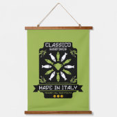 Italiaanse keuken hangend wandkleed (Voorkant)