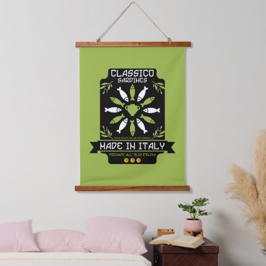 Italiaanse keuken hangend wandkleed (Slaapkamer)