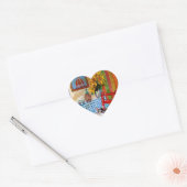 ITALIAANSE KEUKEN IN FLORENCE HART STICKER (Envelop)