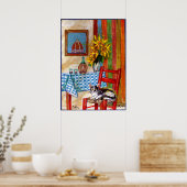ITALIAANSE KEUKEN IN FLORENCE POSTER (Keuken)