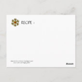 ITALIAANSE KEUKEN IN FLORENCE Recept Briefkaart (Achterkant)