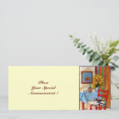 ITALIAANSE KEUKEN IN FLORENCE, Rood Blauw Kaart (Staand voorkant)