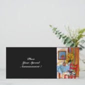 ITALIAANSE KEUKEN IN FLORENCE, Rood Blauw Kaart (Staand voorkant)