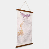 Italiaanse keuken muur kunst | "Mangia" Voedsel Qu Hangend Wandkleed (Gebogen)