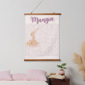 Italiaanse keuken muur kunst | "Mangia" Voedsel Qu Hangend Wandkleed (Slaapkamer)