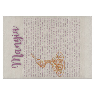 Italiaanse keuken muur kunst   "Mangia" Voedsel Qu Snijplank