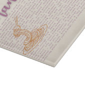 Italiaanse keuken muur kunst | "Mangia" Voedsel Qu Snijplank (Hoek)