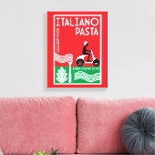 Italiaanse keuken muurkunst canvas afdruk (Insitu (Woonkamer))