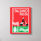 Italiaanse keuken muurkunst canvas afdruk (Voorkant)