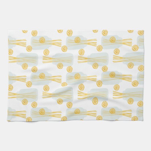 Italiaanse keuken Spaghetti Noedels Mason Jars Theedoek (Horizontaal)