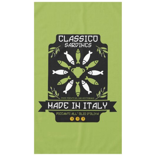 Italiaanse keuken tafelkleed (Voorkant)