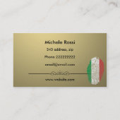 Italiaanse keuken visitekaartje (Achterkant)