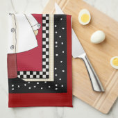 Italiaanse keukenhanddoek voor de Chef (Quarter Fold)