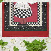 Italiaanse keukenhanddoek voor de Chef (Gevouwen)