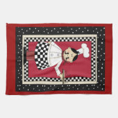 Italiaanse keukenhanddoek voor de Chef (Horizontaal)