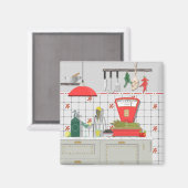 Italiaanse keukenmagneet magneet (Voorkant / Achterkant)