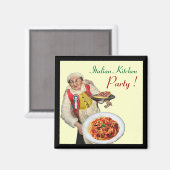 ITALIAANSE KITCHEN, crème Magneet (Voorkant / Achterkant)