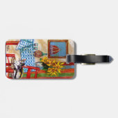 ITALIAANSE KITCHEN IN FLORENCE BAGAGELABEL (Achterkant horizontaal)