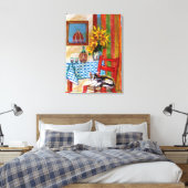 ITALIAANSE KITCHEN IN FLORENCE CANVAS AFDRUK (Insitu (Slaapkamer))