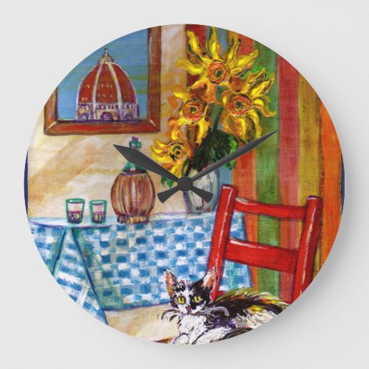 ITALIAANSE KITCHEN IN FLORENCE GROTE KLOK (Voorkant)