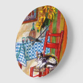 ITALIAANSE KITCHEN IN FLORENCE GROTE KLOK (Hoek)