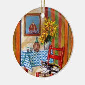 ITALIAANSE KITCHEN IN FLORENCE Ik hou van Toscane  Keramisch Ornament (Links)