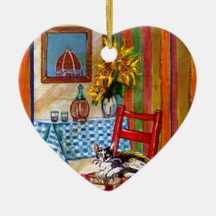 ITALIAANSE KITCHEN IN FLORENCE Ik hou van Toscane  Keramisch Ornament