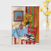 ITALIAANSE KITCHEN IN FLORENCE KAART (Gele Bloem)