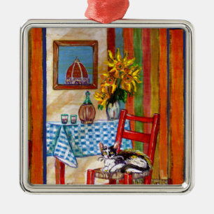 ITALIAANSE KITCHEN IN FLORENCE METALEN ORNAMENT