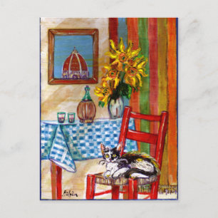 ITALIAANSE KITCHEN IN FLORENCE Recipe Briefkaart