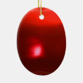 ITALIAANSE KITCHEN IN FLORENCE Red Ruby Keramisch Ornament (Achterkant)