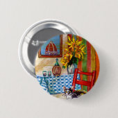 ITALIAANSE KITCHEN IN FLORENCE RONDE BUTTON 5,7 CM (Voorkant /achterkant)