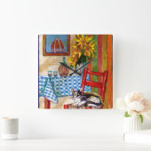 ITALIAANSE KITCHEN IN FLORENCE VIERKANTE KLOK (Huis)