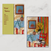 ITALIAANSE KITCHEN IN FLORENCE VISITEKAARTJE (Voorkant / Achterkant)