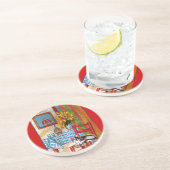 ITALIAANSE KITCHEN IN FLORENCE ZANDSTEEN ONDERZETTER (Zijkant)