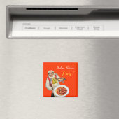 ITALIAANSE KITCHEN, oranje Magneet (Insitu (Vaatwasser))