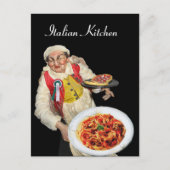 ITALIAANSE KITCHEN Recipe Briefkaart (Voorkant)