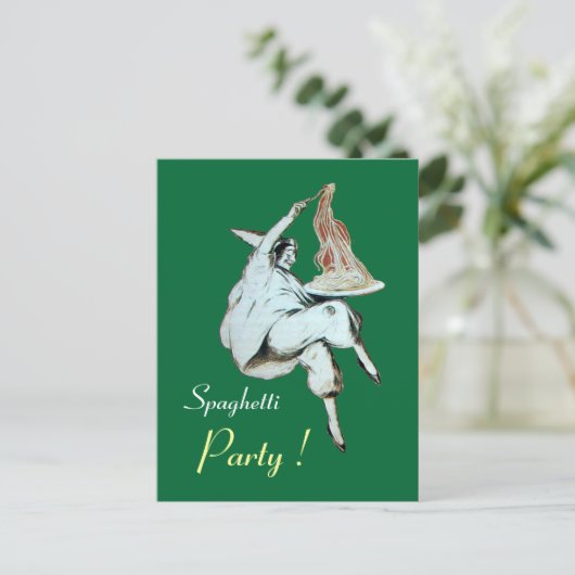 ITALIAANSE KITCHEN, RESTAURANSE ONTVANGER BRIEFKAART (Staand voorkant)