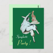 ITALIAANSE KITCHEN, RESTAURANSE ONTVANGER BRIEFKAART (Voorkant / Achterkant)