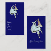 ITALIAANSE KITCHEN, RESTAURANT blauw Visitekaartje (Voorkant / Achterkant)