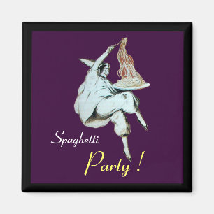 ITALIAANSE KITCHEN, RESTAURANT paars Magneet