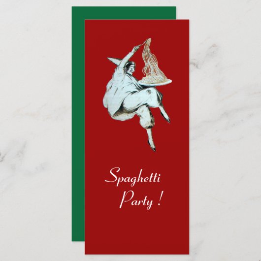 ITALIAANSE KITCHEN, RESTAURANT rood (Voorkant / Achterkant)