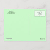 ITALIAANSE KITCHEN, RESTAURANT rood Briefkaart (Achterkant)