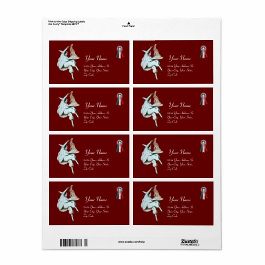 ITALIAANSE KITCHEN, RESTAURANT rood Etiket (Full Sheet)